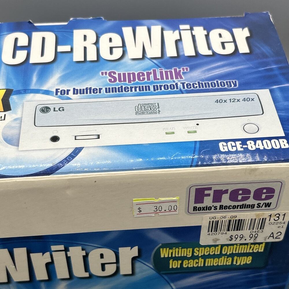 LG CD Rewritable Recorder - Picture 5 of 9